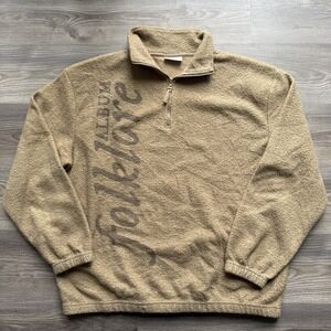 Taylor Swift Folklore Album Sherpa Sweater Womens Size L